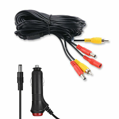 #ad Universal RCA Extension Cable For Car Reverse Rear View Parking Backup Camera $8.59