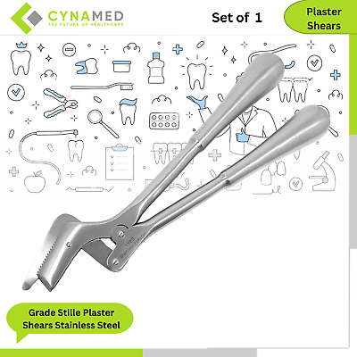 #ad Cynamed OR Grade Stille Plaster Shears Stainless Steel 10.25 inches $99.99