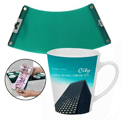 #ad NEW Latte Mugs Clamp 12oz 3D Mug Transfer Sublimation Silicone Wrap Mold 1PC $7.47