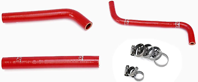 #ad 57 1376 RED Red Silicone Radiator Coolant Hose Kit $126.99