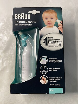 #ad Braun Thermoscan 5 Ear Thermometer IRT6020 $29.99