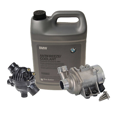 #ad Engine Water Pump Thermostat amp; Antifreeze Kit For BMW E82 E88 E92 128i 328i L6 $481.95