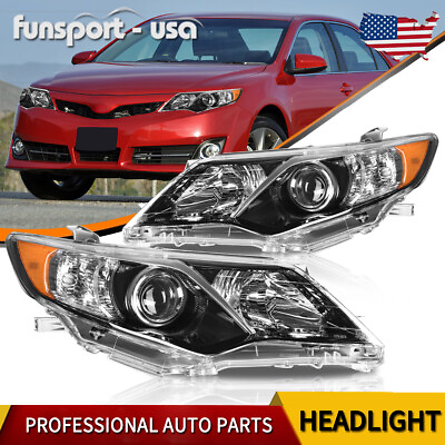 #ad Projector Headlights Assembly for 2012 2014 Toyota Camry L LE XLE Left Right $92.90