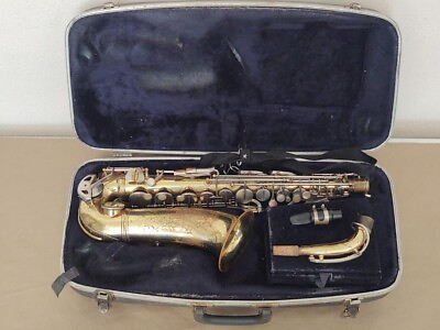 #ad #ad Vintage Conn Saxophone in Case UNTESTED AS IS FOR PARTS READ $169.95