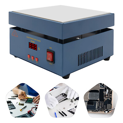#ad 110V 800W LED Microcomputer Electric Hot Plate Preheat Soldering Preheat Station $53.00