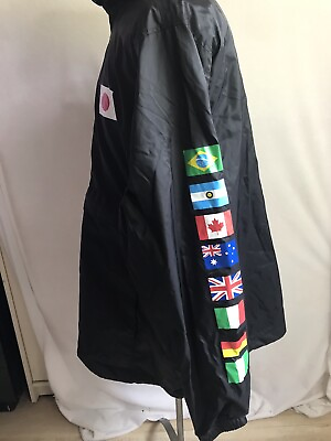 #ad HUF Worldwide Jacket Sz XL Waterproof Windbreaker Y2K Skateboarder Street wear $40.00