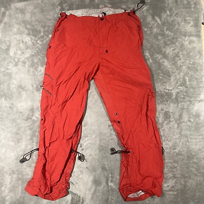 #ad Ecko Function Red Wide Legged Cargo Pants Mens XXL Utility Grunge Y2K $45.00