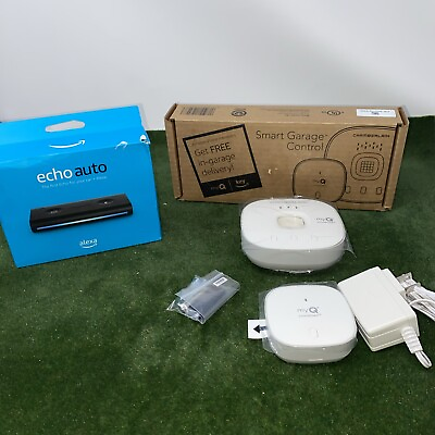 #ad CHAMBERLAIN Smart Garage Control Wireless Garage Hub amp; Echo Auto: Both New $34.99