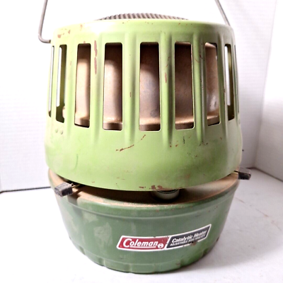 #ad #ad Coleman Catalytic Heater Vintage Avocado Green Camping or Cabin Room Personal $28.78