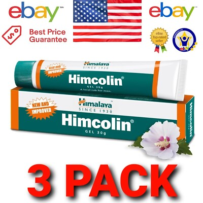 #ad HIMCOLIN GEL 3 pack Exp.2026 USA Official HERBALS MEN#x27;S HEALTHS 90 gr $23.94