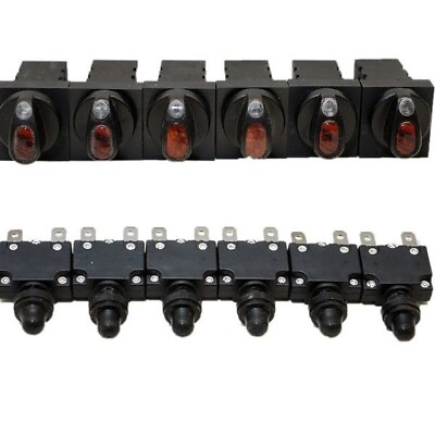 #ad CARLING 12 pc TURN STYLE BOAT SWITCH SET w BREAKERS $65.25