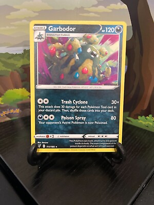 #ad Garbodor 111 185 Vivid Voltage Rare Pokemon Card TCG LP $0.99