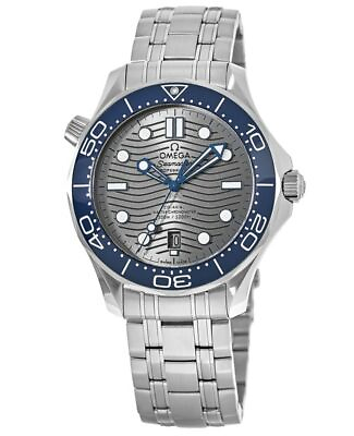 #ad New Omega Seamaster Diver 300M Grey Dial Steel Men#x27;s Watch 210.30.42.20.06.001 $4249.17