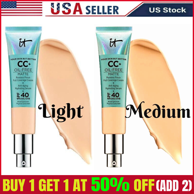 #ad It Cosmetics CC Cream Full Coverage Cream by It Cosmetics 1.08 oz NEW $11.99