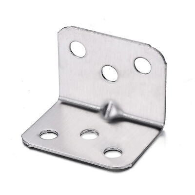 #ad 90 Degree Right Angle Stainless Steel Support Shelf Bracket Joint Corner Brace $23.99