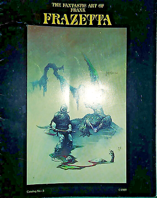 #ad FRANK FRAZETTA ILLUSTRATED 20 pg. Full Color Catalog No.3 of 120 Posters VF NM $24.95