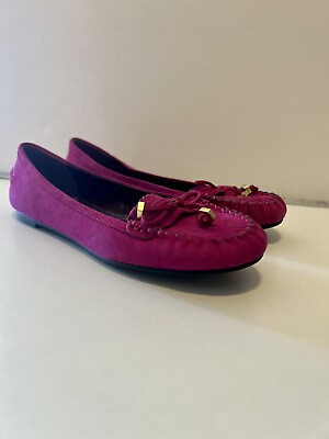 #ad MARC MARC JACOB Size 37.5 EU or 7.5 US Shoes Flats Suede Moccasins $34.97