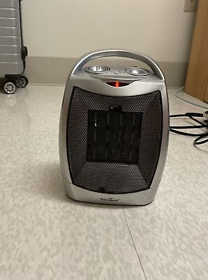 #ad GiveBest 1500W Portable Electric Space Heater Silver $11.29