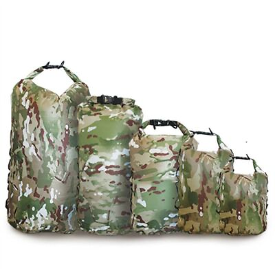 #ad Camouflage Waterproof Dry Bag Portable Outdoor Sport Rafting Bag 3 5 10 20 35L` $9.09