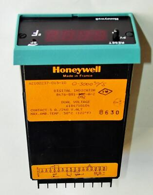 #ad HONEYWELL DIGITAL INDICATOR 8476 881 092 A 2 Meter Panel Dual Voltage Temp 0 3K $99.00