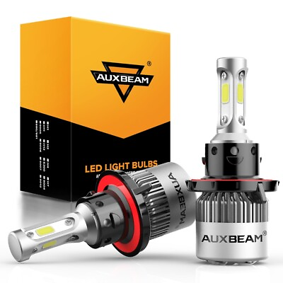 #ad H13 9008 2400W 360000LM LED Headlight Bulb Kit Car Lamp Bulbs Hi Lo White 6000K $27.99