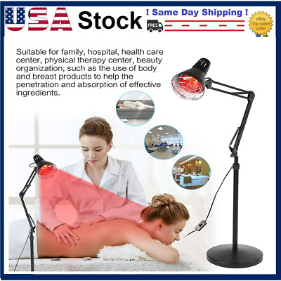 #ad Infrared Light Heating Therapy Floor Stand Lamp Muscle Pain Cold Relief FRT $48.99