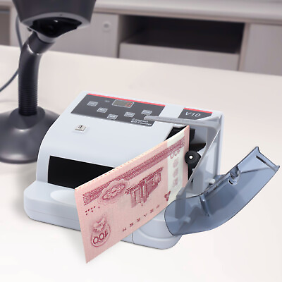 #ad Money Counter Bill Counting Machine Counterfeit Detector UV amp; MG amp; WM Cash Bank $51.88