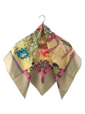 #ad HERMES Scarf Carre 90 REGINA Silk Multicolor $129.01