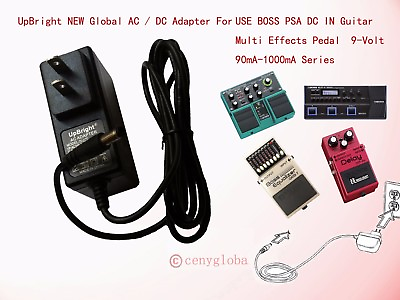 #ad AC Adapter For Roland BOSS PSA Guitar Multi Effects Pedal DC IN 9 Volt 1A Series $9.99