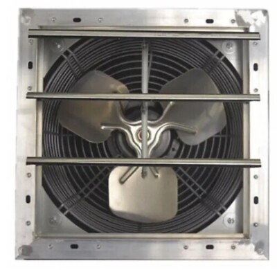 #ad NEW DAYTON Shutter Mount Exhaust Fan: 12 in Blade Variable Speed 2 3hp 484X38 $65.00