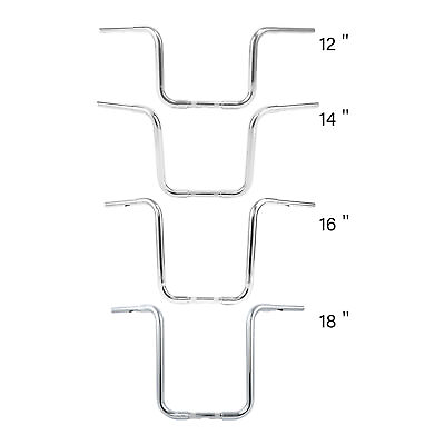#ad 12#x27;#x27; 14#x27;#x27; 16quot; 18#x27;#x27; Rise 1 1 4quot; Ape Hanger Handlebar Fit For Harley Softail Dyna $94.80