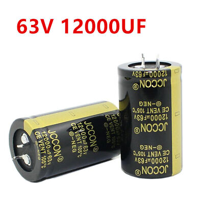 #ad 2Pins 63V 12000uf 12000 MFD Electrolytic Capacitor 30*50 $7.94