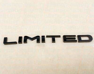 #ad 1PC Gloss Black LIMITED Letter Emblem Badge For 2020 2023 Toyota Highlander $23.99