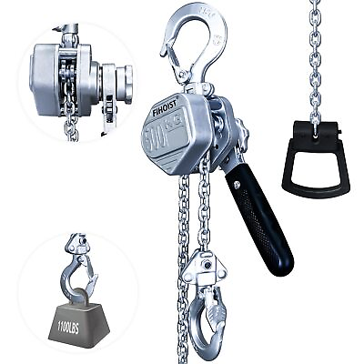 #ad #ad Mini Lever Hoist 1 2T Chain Hoist Come Along Aluminum Alloy Mini Puller Hoist $78.39