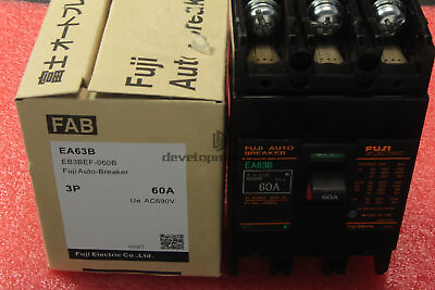 #ad NEW 1PC FUJI ELECTRIC EA63B 3P 60A Circuit Breaker $51.30