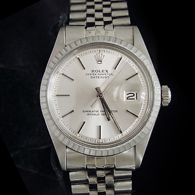 #ad Rolex Datejust Mens Stainless Steel Watch w Silver Dial amp; Jubilee Bracelet 1603 $4164.98