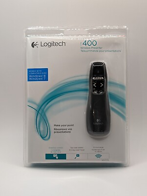 #ad Logitech R400 Wireless Presenter Laser Presentation Remote Controller New $25.00