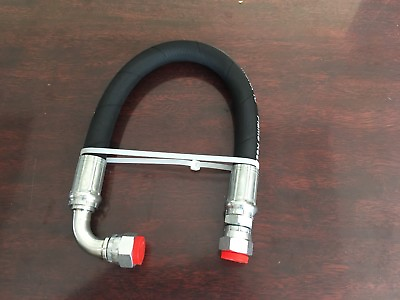 #ad 1 2quot; X 18quot; 2 WIRE 5000 PSIHydraulic hose assembly 1 Female JIC 1 Female JIC 90 $34.30