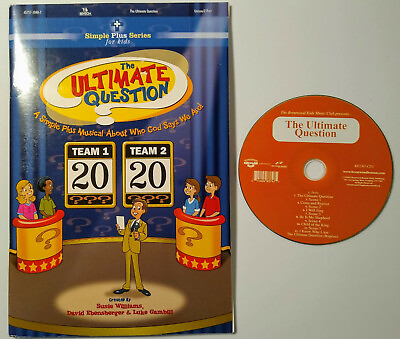 #ad Ultimate Question Simple kids songbook and CD S. Williams 2010 Brentwood Benson $19.99