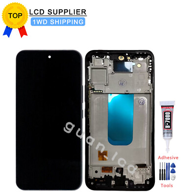 #ad #ad For Samsung Galaxy A54 5G SM A546U A546 OLED Display Touch Screen Assembly Frame $65.65