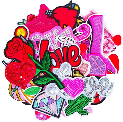 #ad Assorted Colorful Lovely Girl Patches Sewing On Iron on Embroidered Patches Kids $9.99
