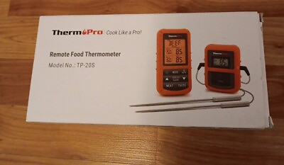 #ad Therm Pro Remote Food Thermometer Model No Tp 20S $35.98