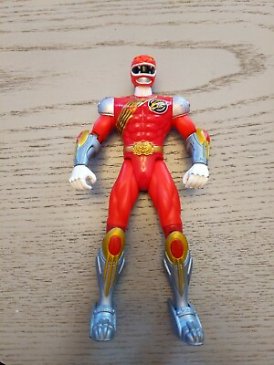 #ad Ban Dai 2001 Wild Force Power Rangers Red Ranger Action Figure. M3 $2.99