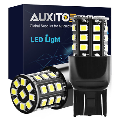 #ad AUXITO 7440 LED 2X 7443 White Reverse Backup Brake Tail Stop Parking Light Bulbs $10.99