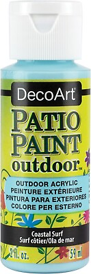#ad DecoArt Patio Paint 2oz Coastal Surf $9.18