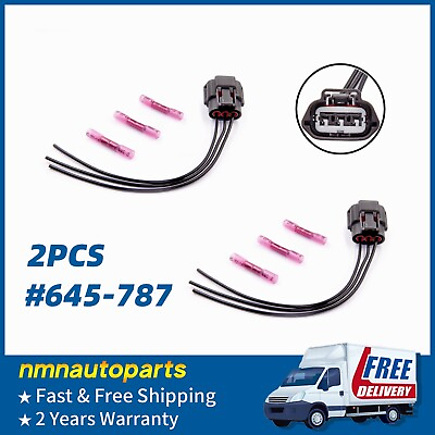 #ad 2pcs Ignition Coil Connectors Plug Wiring Harness Pigtail For Nissan 3.5 645 787 $9.99