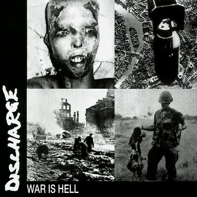 #ad Discharge War Is Hell New Vinyl LP Blue Ltd Ed Reissue $27.26