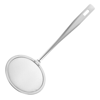 #ad Oil Strainer Thicken Rustproof Mesh Colander Spoon Filter Soup Strainer Kitchen $12.02