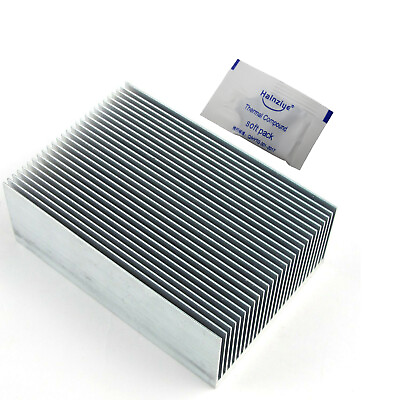 #ad Large Big Aluminum Heat sink Radiator for Led High Power Amplifier $13.99