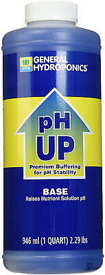 #ad General Hydroponics pH Up Liquid 1 Quart $16.39